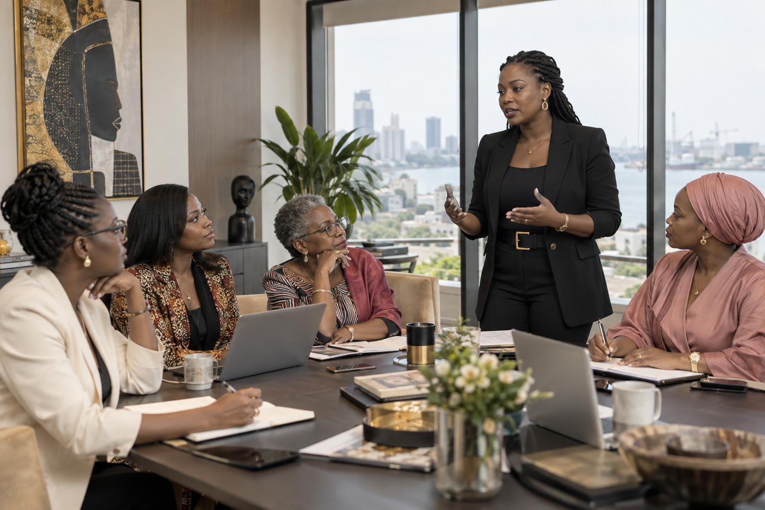 Femmes africaines réunies en atelier stratégique