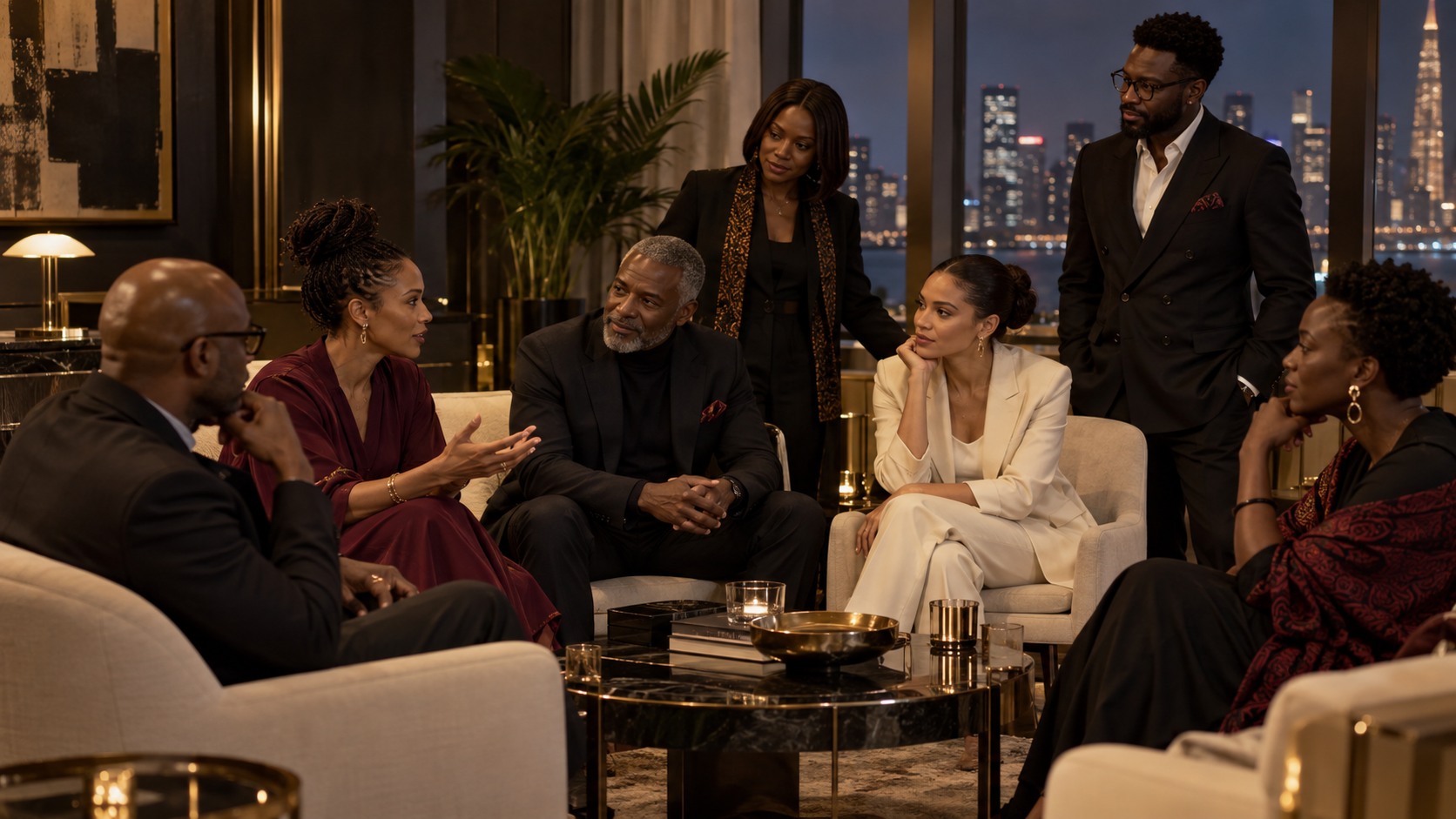 Cercle de leaders africains et afrodescendants en conversation